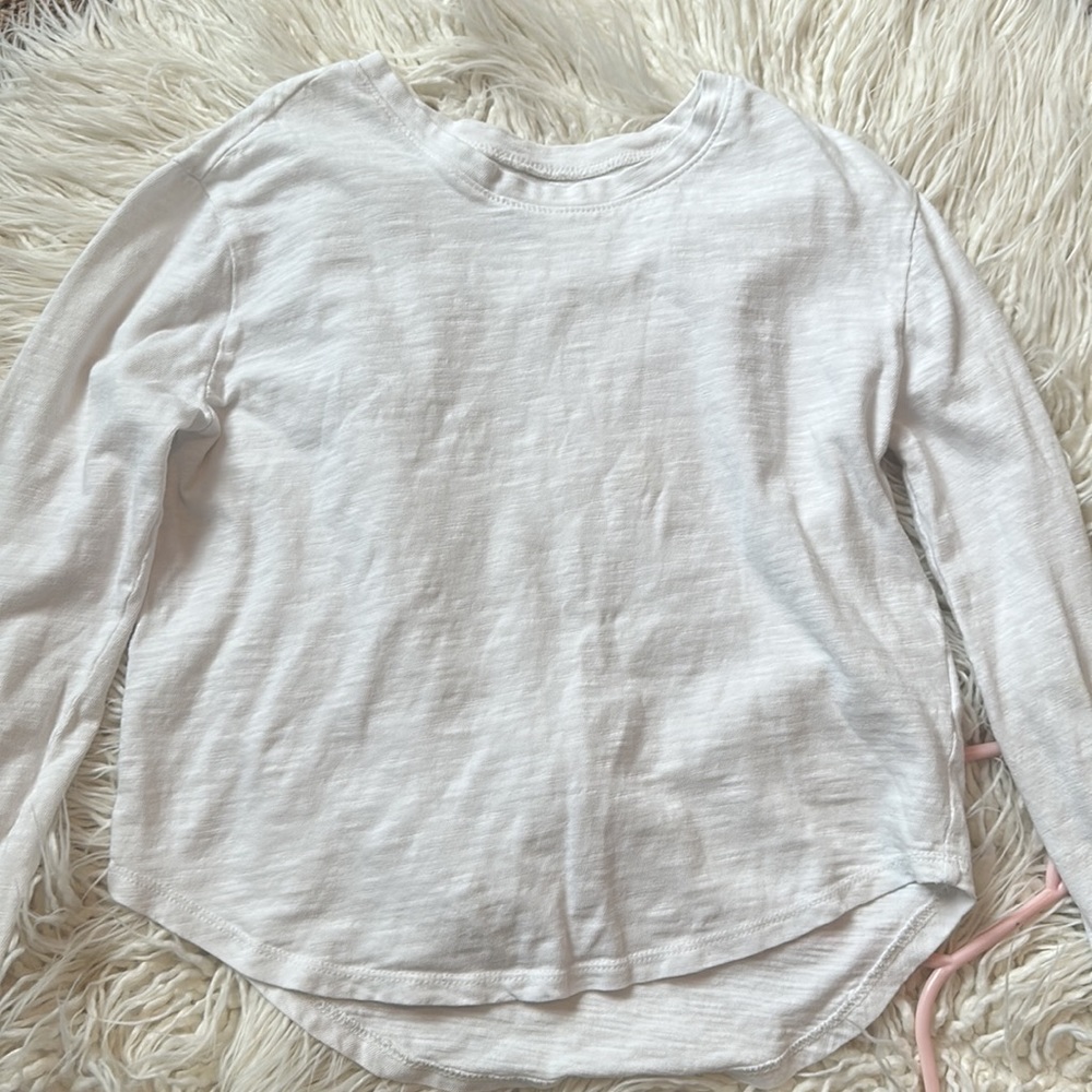 White, Long-sleeved,Soft, T-shirt
